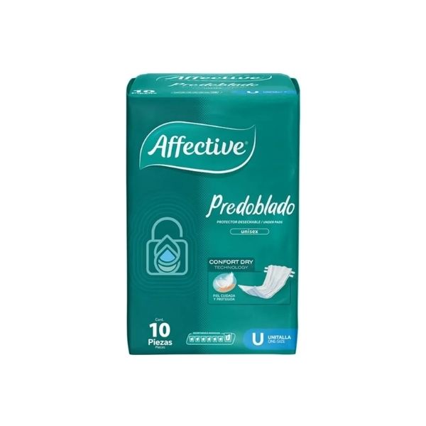 Affective Predoblado Pañal Desechable para Adulto Unitalla