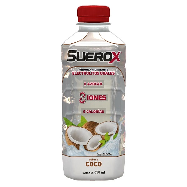 Suerox 8Iones Coco Electrólitos Orales 630 ML