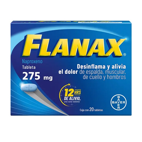 Flanax 275 MG Caja 20 Tabletas
