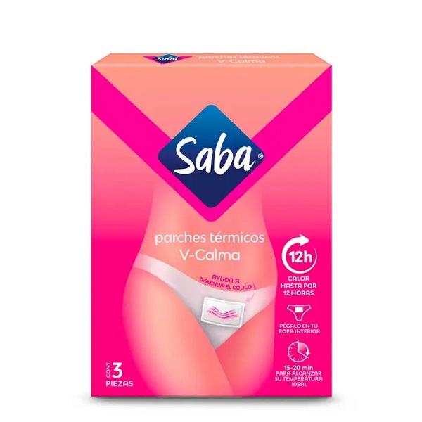 Saba Parches Térmicos V-Calma 3 Piezas
