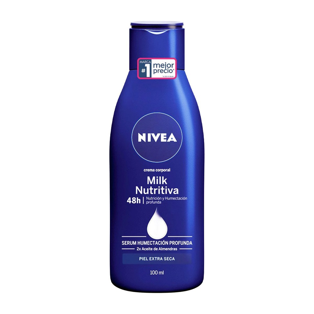 Nivea Milk Nutritiva Crema Corporal 100 ML
