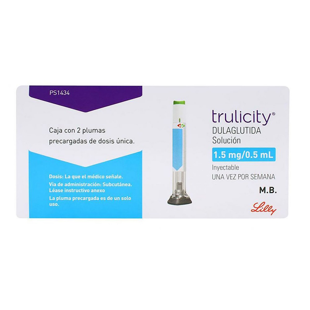 Trulicity 1.5 MG Solución Inyectable 2 Plumas Prellenadas 0.5 ML