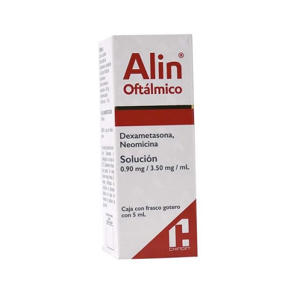 Alin Oftálmico 0.9 MG/3.5 G Solución Frasco Gotero 5 ML