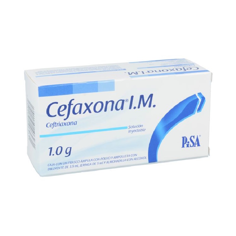 Cefaxona I.M. 1.0 G Solución Inyectable Ampolleta 3.5 ML