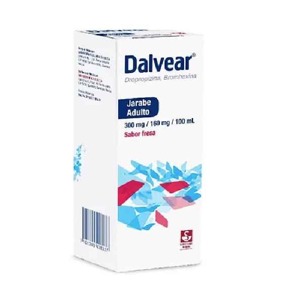Dalvear 300 MG/160 MG Jarabe Adulto 120 ML
