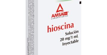 Hioscina 20 MG Solución Inyectable 3 Ampolletas 1 ML