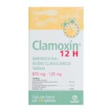 Clamoxín 12H 875 MG/125 MG Frasco 10 Tabletas