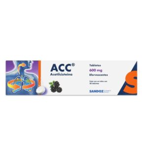 ACC 600 MG 20 Tabletas Efervecentes