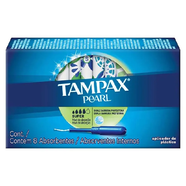Tampax Pearl Super 8 Piezas