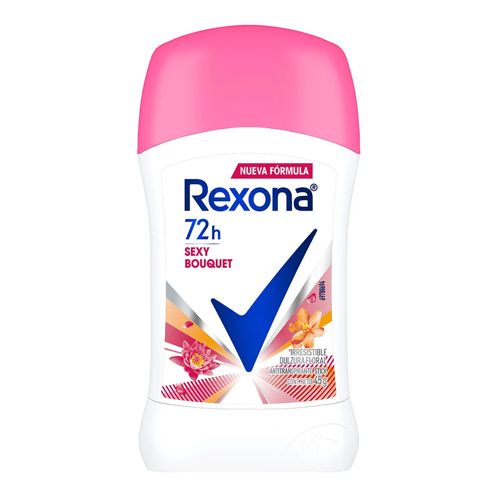 Rexona Antitranspirante En Barra Sexy Bouquet 48H 45G