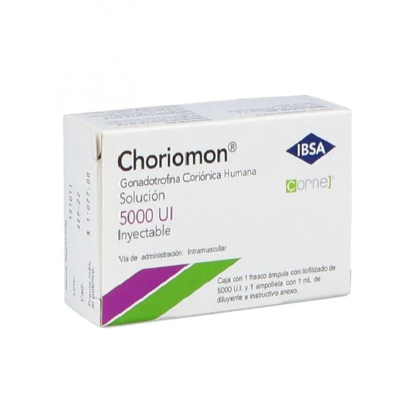 Choriomon 5000 UI Solución Inyectable 1 Ampolleta 1 ML