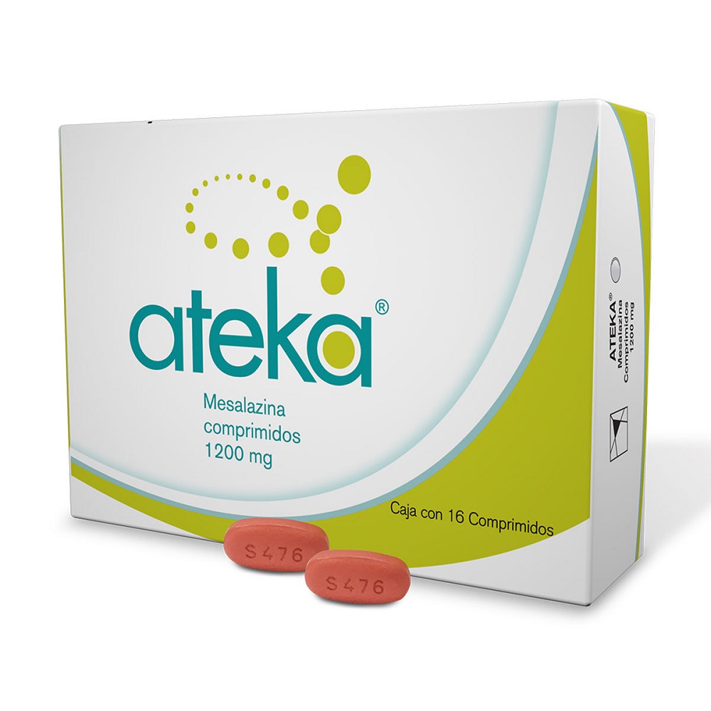 Ateka (Mesalazina) 1200Mg 16 Comprimidos