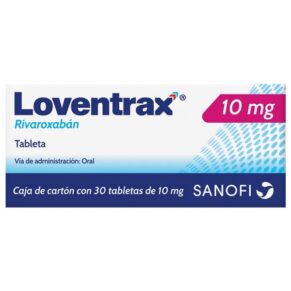 Loventrax Rivaroxaban Caja 30 Tabletas