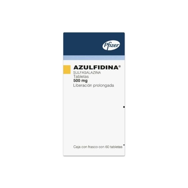 Azulfidina (Sulfasalazina) 500 mg 60 Tabletas