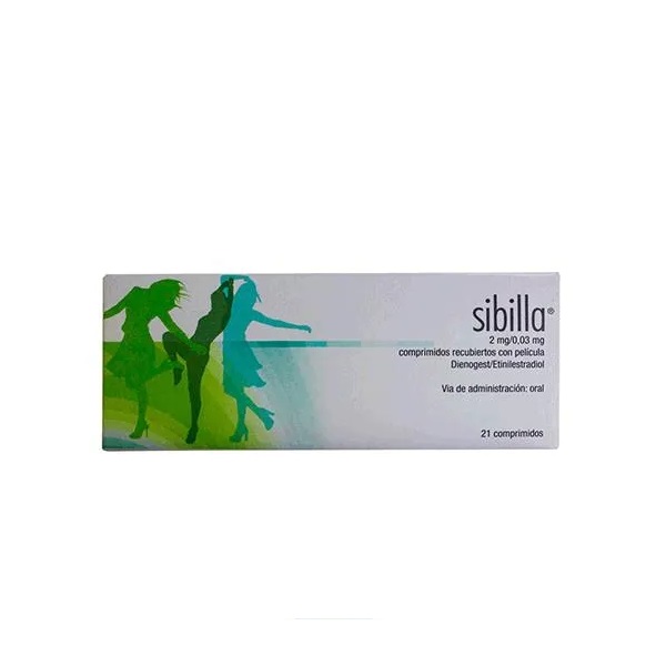 Sibilla Dienogest/Etinilestradiol Caja 21 Tabletas