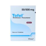 Tofel 50/500 Mg Caja 10 Tabletas