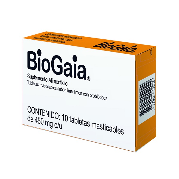 Biogaia Masticable Lima-Limón 10 Tabletas