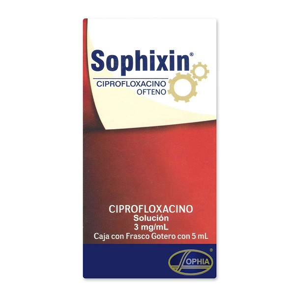 Sophixin Ciprofloxacino Solución Gotero 5Ml