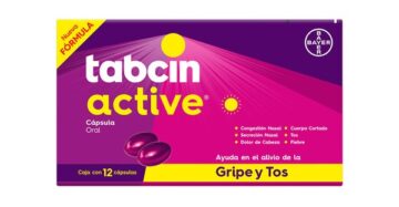 Tabcin Active Paracetamol 325Mg Caja 12 Cápsulas