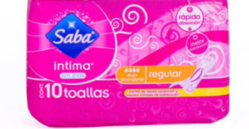 Saba Intima Sin Alas Regular Con 10 Toallas