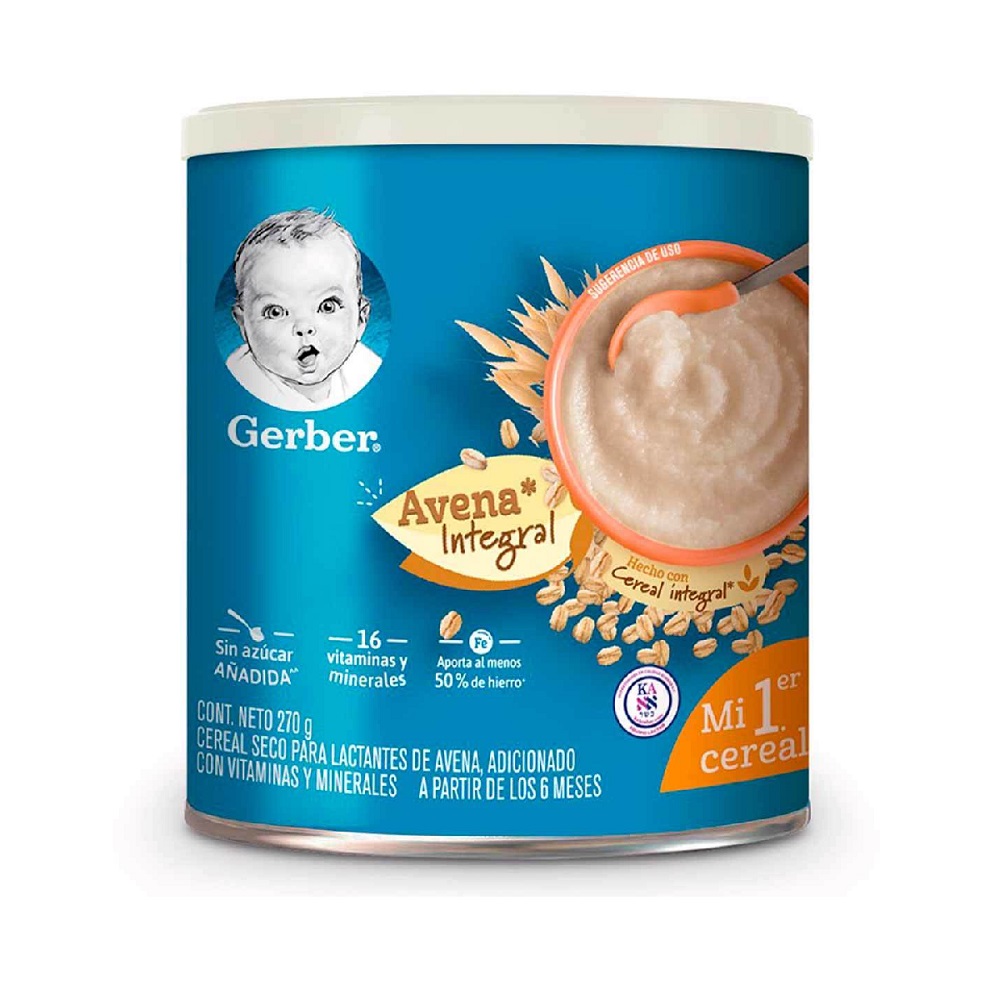 Gerber Avena Integral Con 270 G