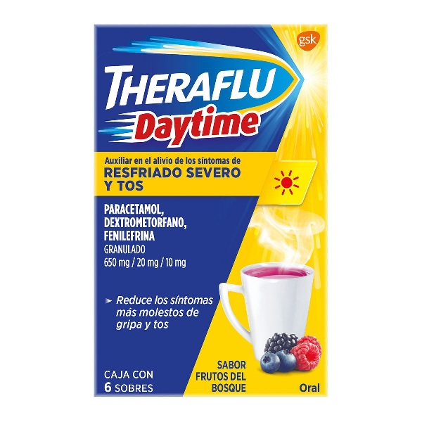 Theraflu Daytime Resfriado Severo 6 Sobres