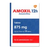 Amoxil 12H Amoxicilina Caja 10 Tabletas