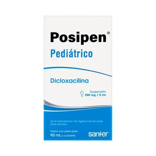 Posipen Dicloxacilina Suspensión Pediátrica Frasco 90Ml
