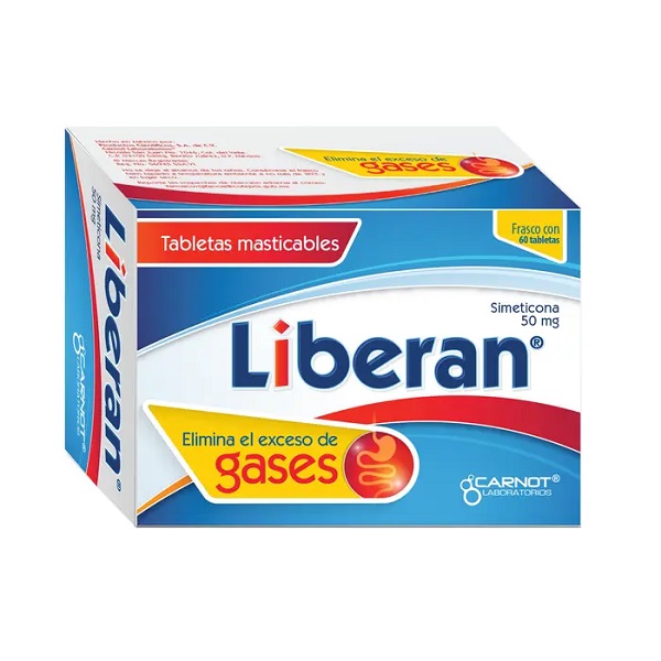 Liberan Simeticona Caja 60 Tabletas