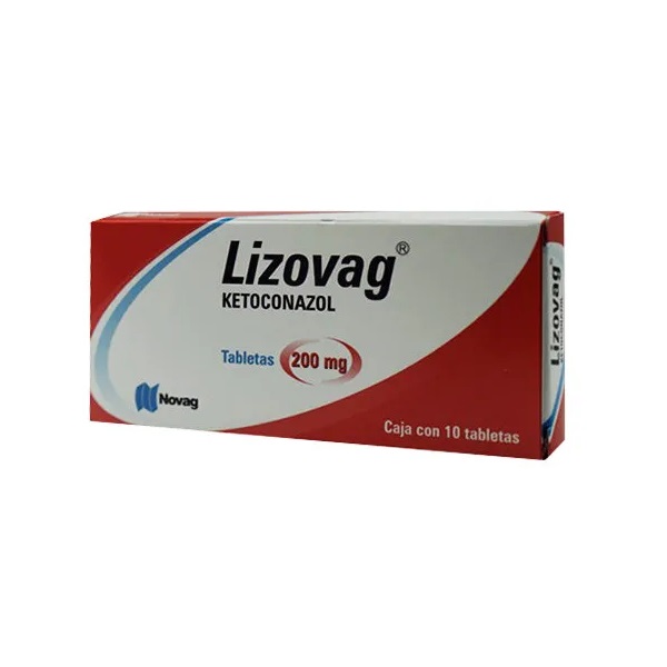 Lizovag Ketoconazol 200Mg Caja 10 Tabletas