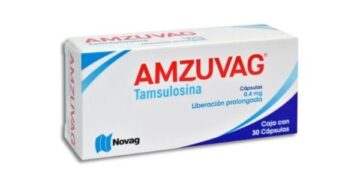 Amzuvag (Tamsulosina) 0.4 mg 30 Cápsulas