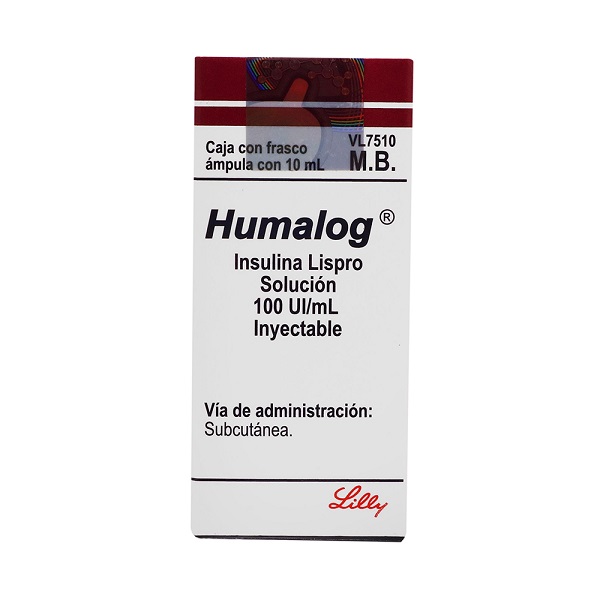 Humalog 100 UI Solución Inyectable Frasco Ámpula 10 ML