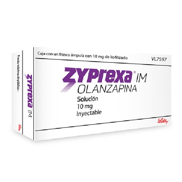 Zyprexa Im (Olanzapina) 10Mg Solusión Inyectable 2Ml