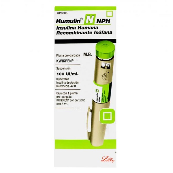 Humulin 100 UI Suspensión Inyectable Pluma Precargada 3 ML