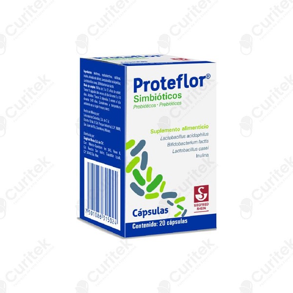 Proteflor Simbiòticos Frasco 20 Cápsulas