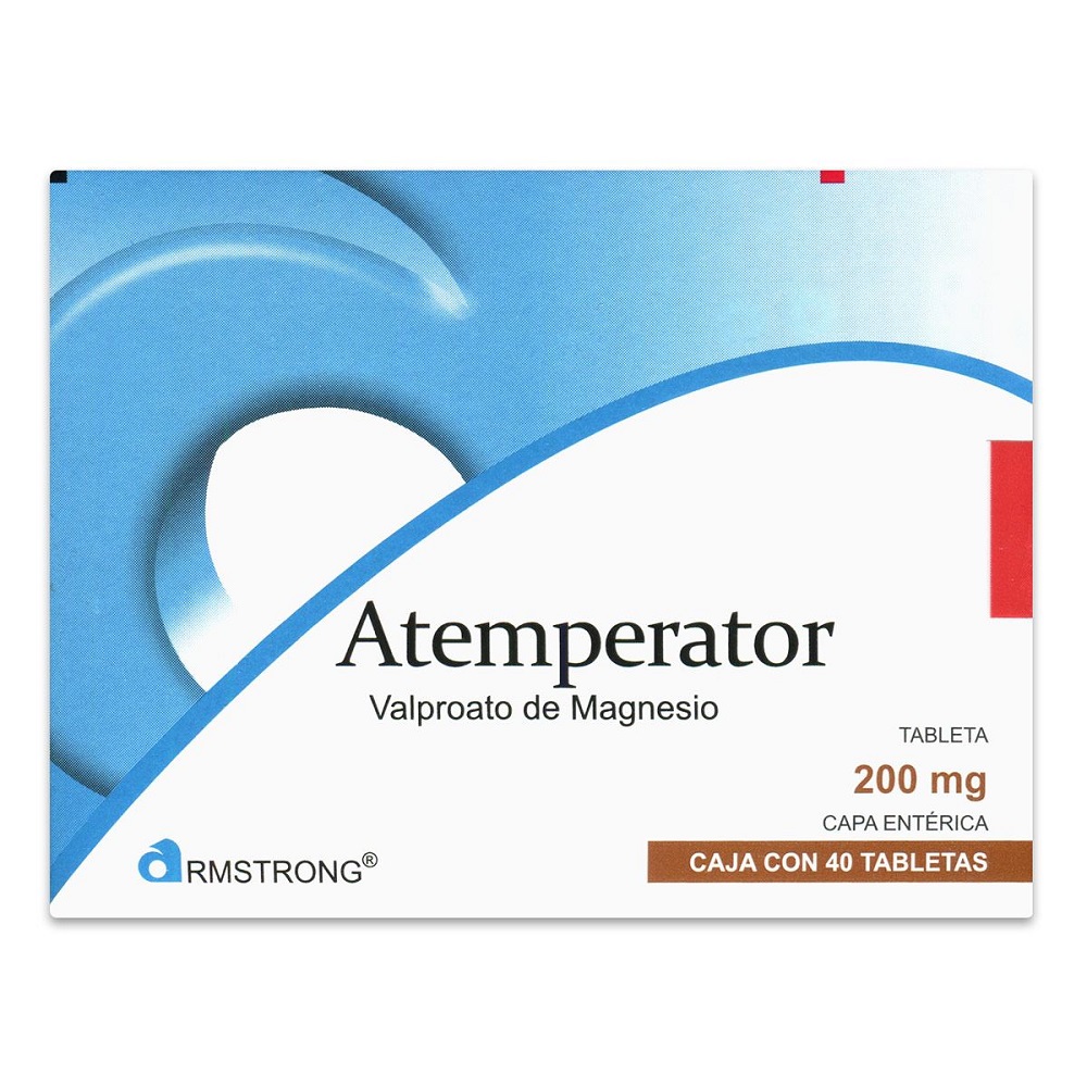 Atemperator Valproato De Magnesio 200mg 40 tabletas