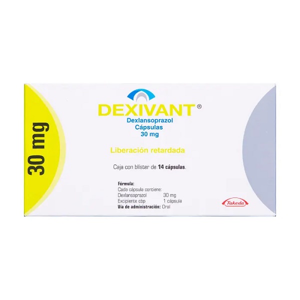 Dexivant Dexlansoprazol Caja 14 Cápsulas