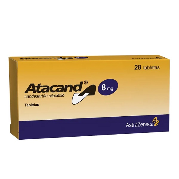 Atacand Candesartán Cilexetilo 8Mg Caja 28 Tabletas