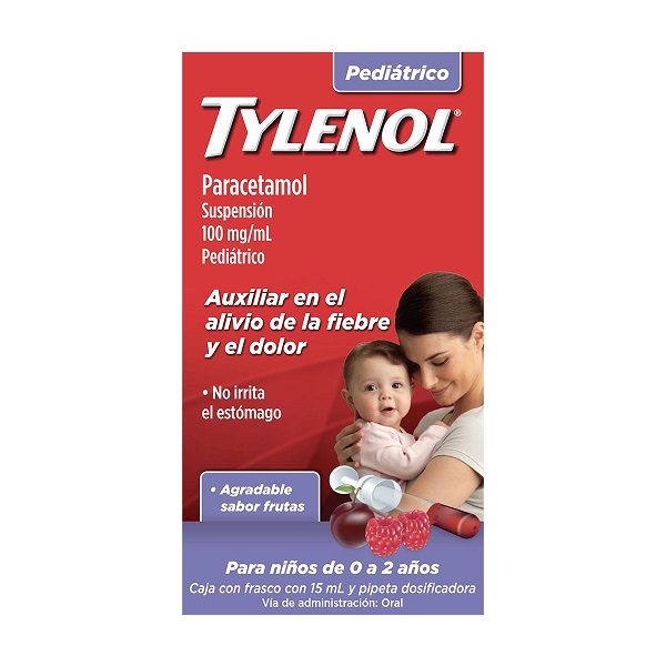Tylenol Paracetamol Suspensión Pediátrica Frasco 15Ml