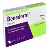Benedorm 3 Mg Caja 40 Tabletas