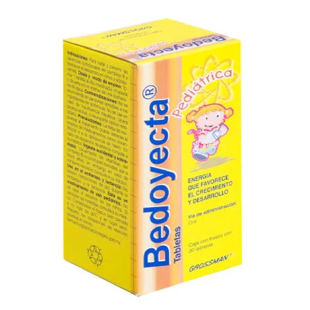 Bedoyecta Pediatrico Complejo B 30 Tabletas