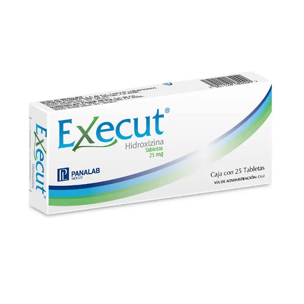 Execut 25 MG Caja 25 Tabletas