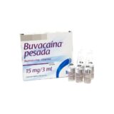 Buvacaína 3 Ml Frasco Ámpula 5 Solución Inyectable