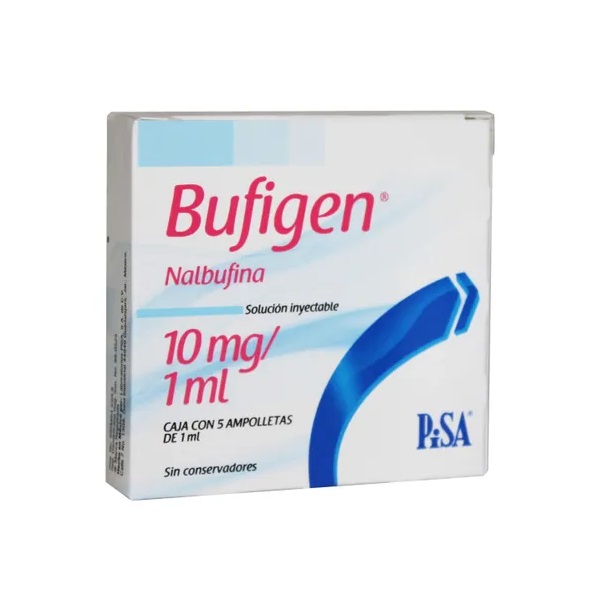 Bufigen 10 MG Solución Inyectable Caja 5 Ampolletas