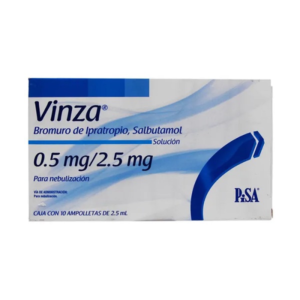 Vinza 2.5 Ml Ampolletas 10 Solución Inyectable