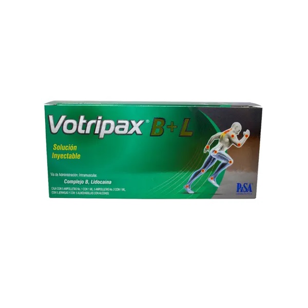 Votripax B+L Solución Inyectable Caja 5 Ampolletas