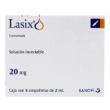 Lasix 2 Ml Ampolletas 5 Solución Inyectable
