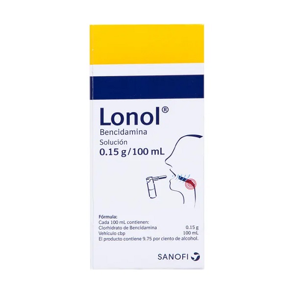 Lonol Bencidamina Solución Frasco 30Ml