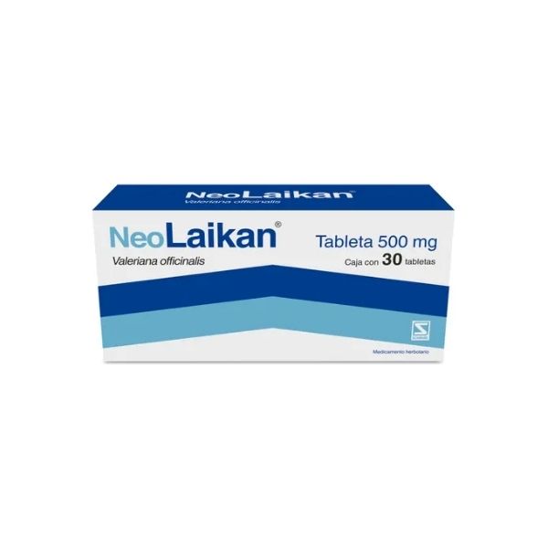 Neo Laikan Valeriana 500mg 30 Tabletas