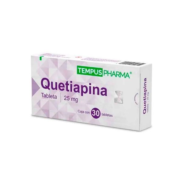 Tempus Pharma Quetiapina 25mg 30 Tabletas